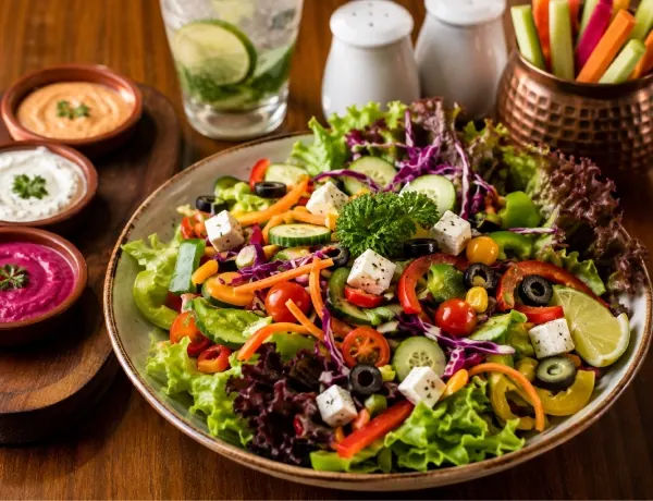 Salads at Jaajam Restaurant & Bar, Udaipur